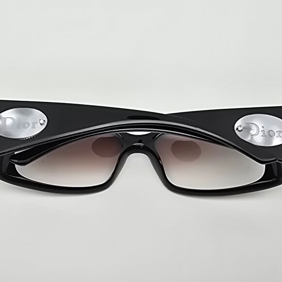 Christian Dior Classic Dior 2 Black Frame Brown Gradient Lens Y2K Sunglasses main image 9